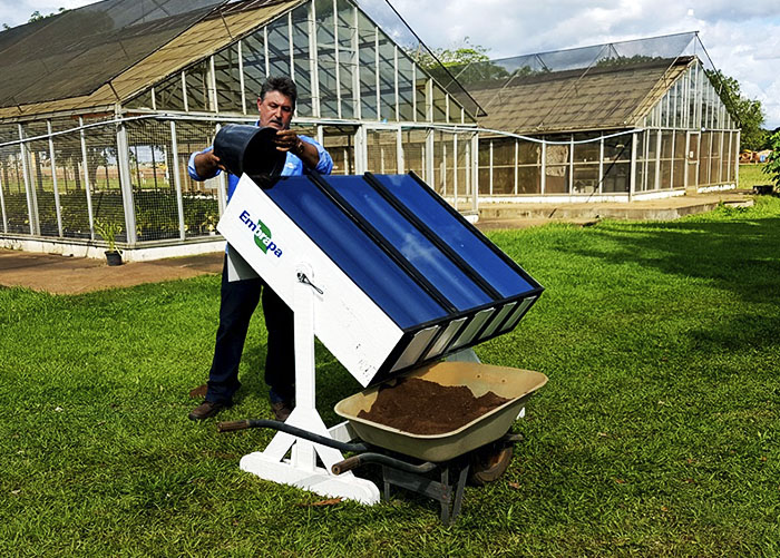 Embrapa ensina fazer solarizador para esterilização do solo