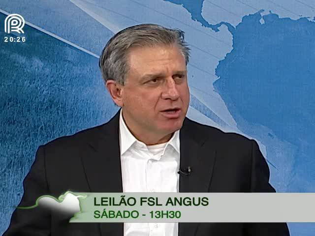 Canal Rural exibe leilão FSL Angus Itu