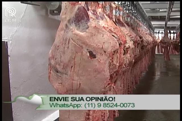 Exportações de carne bovina in natura caem 3%