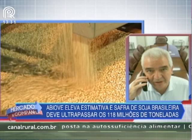 Abiove eleva estimativa da safra de soja do Brasil