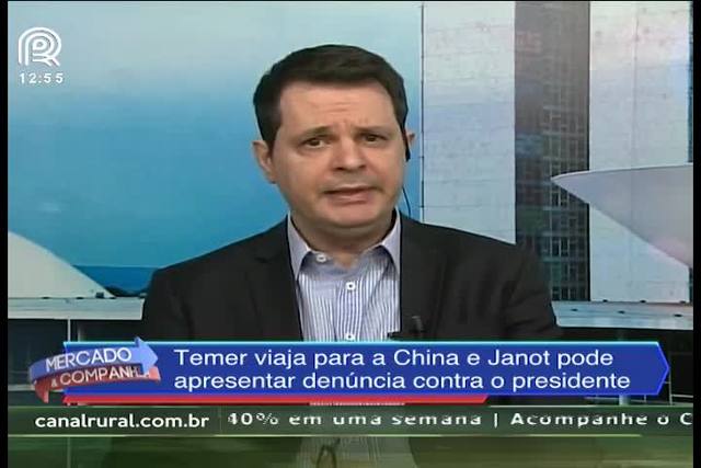 Temer embarca para a China enquanto Janot prepara denúncia