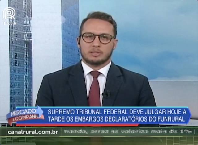 STF deve julgar os embargos do Funrural nesta quarta