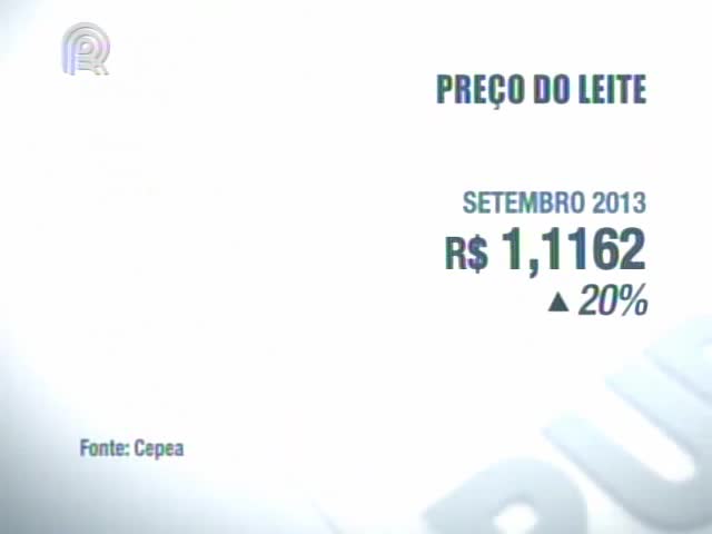 Preços do leite atingiram o maior patamar dos últimos 13 anos