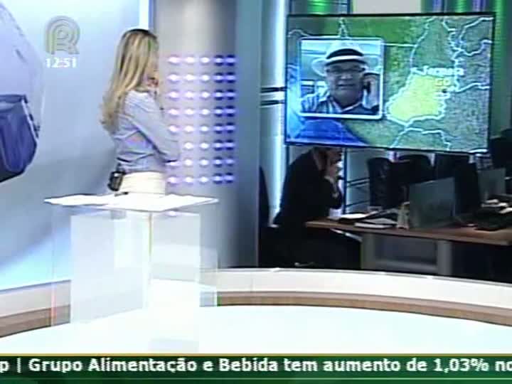 Produtor rural fala sobre a produção de soja na região de Formosa (GO)