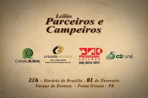 Leilão Parceiros e Campeiros