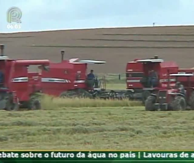 Técnica Rural - Arroz - Regulagem da unidade de corte