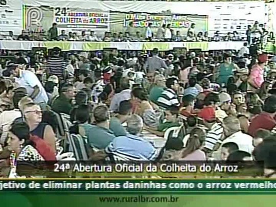 Confira o discurso de Luiz Fernando Mainardi na Abertura Oficial da Colheita do Arroz