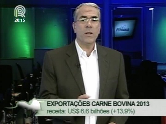 Exportações de carne bovina em 2013 superam em quase 14% o ano de 2012