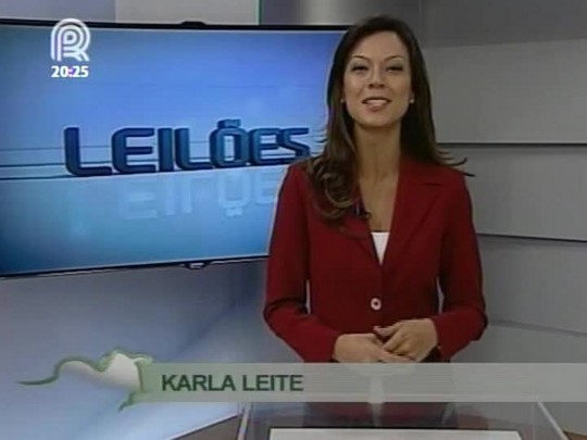 Karla Leite faz balanço semanal dos leilões transmitidos pelo Canal Rural