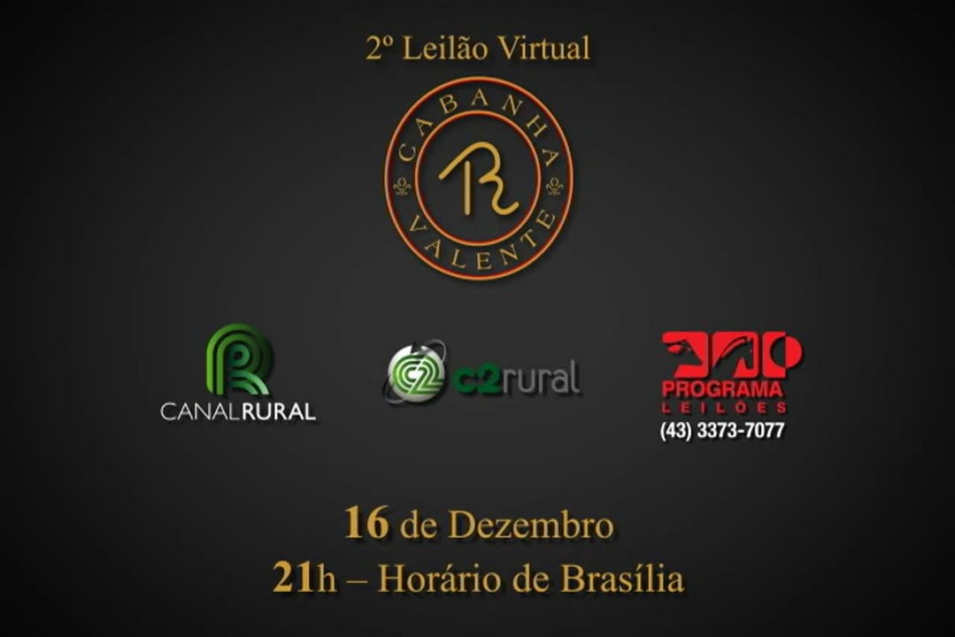 2º Leilão Virtual Cabanha Valente