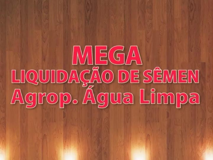 Mega Liquidação de Sêmen Água Limpa