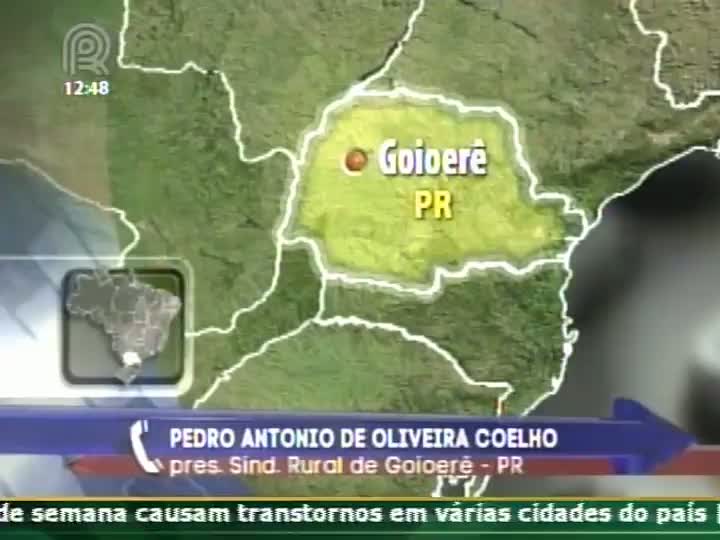 Entrevista com Pedro Antonio de Oliveira Coelho, presidente do Sindicato Rural de Goioerê (PR)