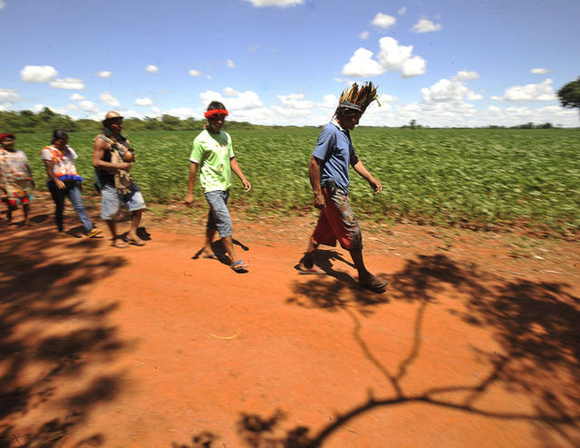 Índios terena ocupam três fazendas em Mato Grosso do Sul