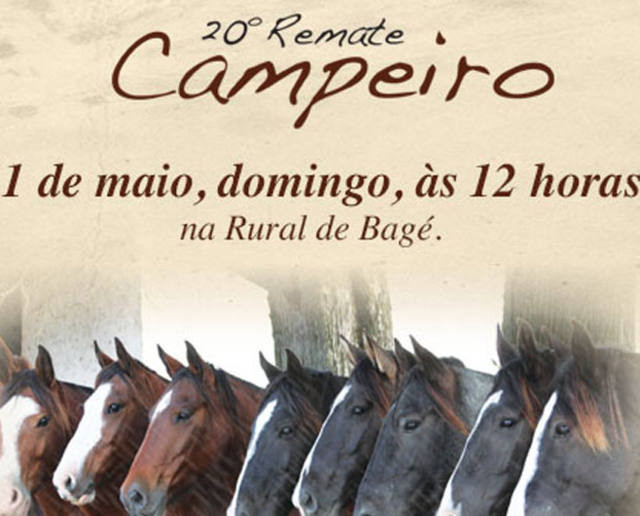 20° Remate Campeiro coloca em oferta animais da raça crioula