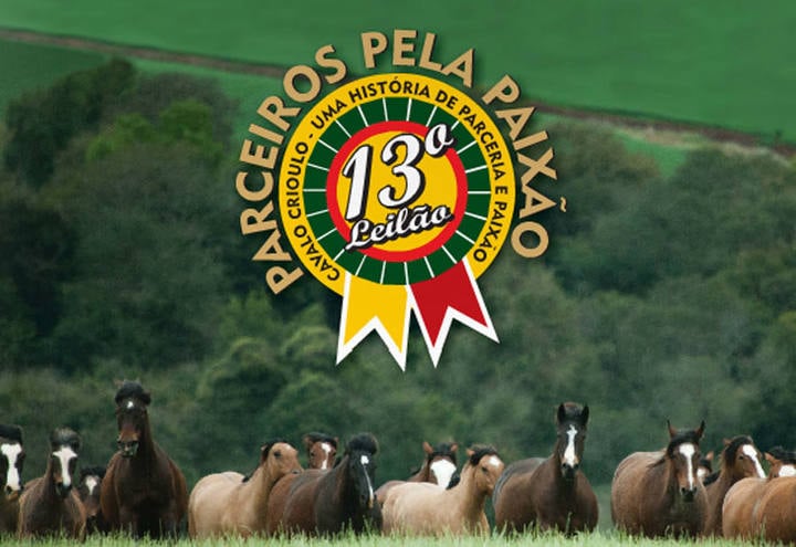 13° Leilão Parceiros Pela Paixão oferece 41 lotes de animais da raça crioula