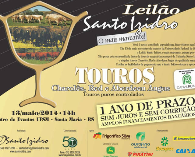C2Rural transmite ao vivo Leilão Santo Izidro