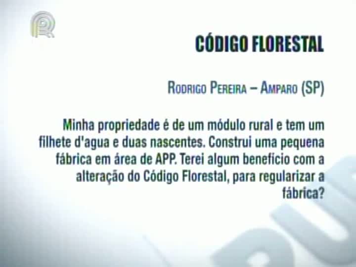 Analista jurídico reponde questões sobre o novo Código Florestal