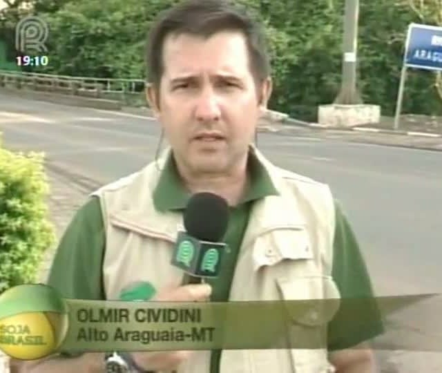 Olmir Cividini traz uma novidade em relação à pesquisa de soja no município de Alto Araguaia (MT)