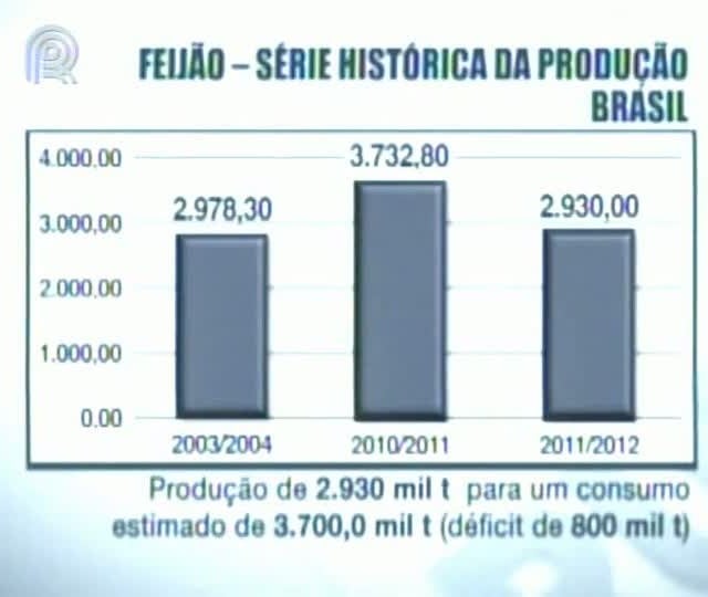 Área plantada de feijão tem redução no Interior de SP