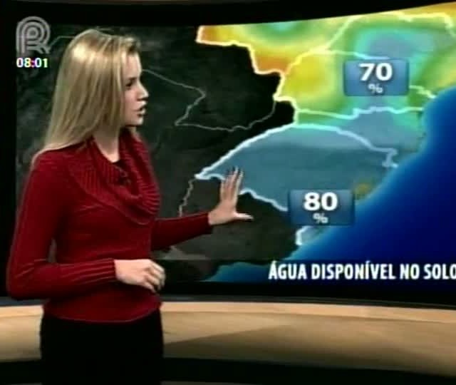 Água no solo culturas manhã