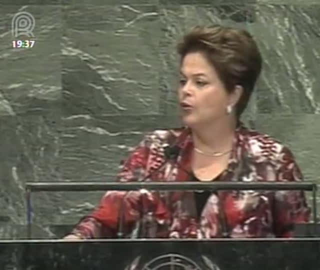 Presidente Dilma Rousseff discursa na abertura da Assembléia Geral das Nações Unidas