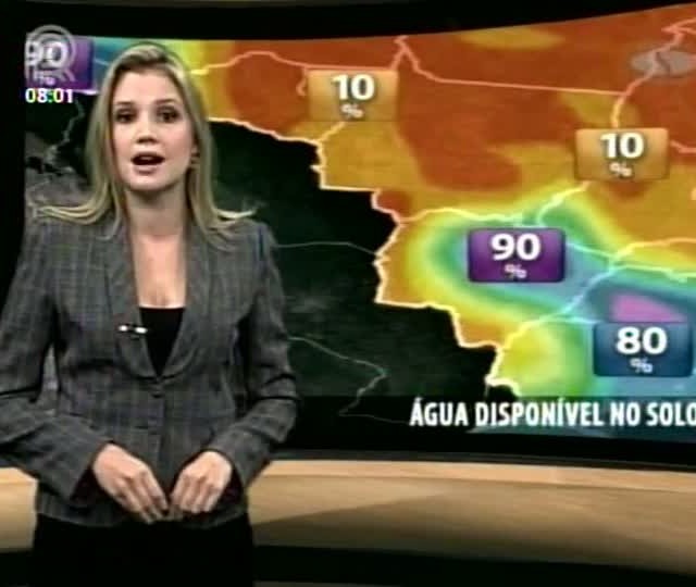 Água no solo culturas manhã