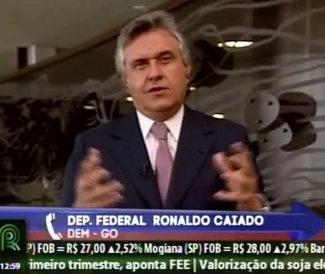Deputado Federal Ronaldo Caiado critica exigências do Código Florestal