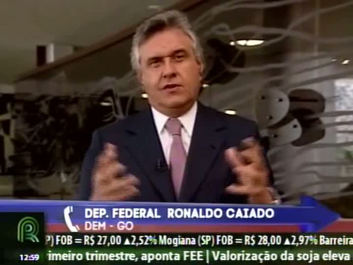 Deputado Federal Ronaldo Caiado critica exigências do Código Florestal