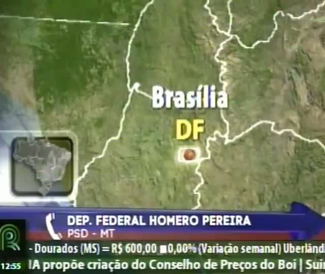 Deputado Federal Homero Pereira fala sobre as expectativas para o Código Florestal