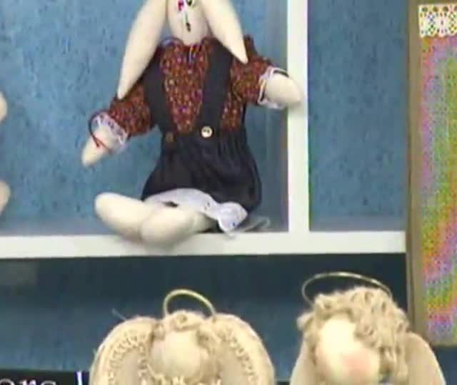 Anjo rústico de juta