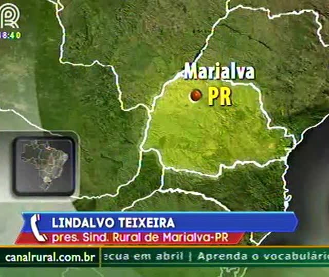 Produtores de Marinalva (PR) apoiam greve