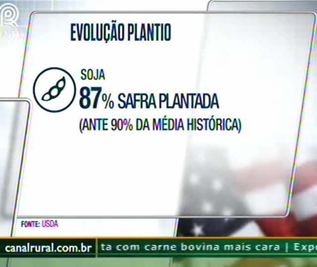 EUA: chuvas no Oeste comprometem plantio de soja