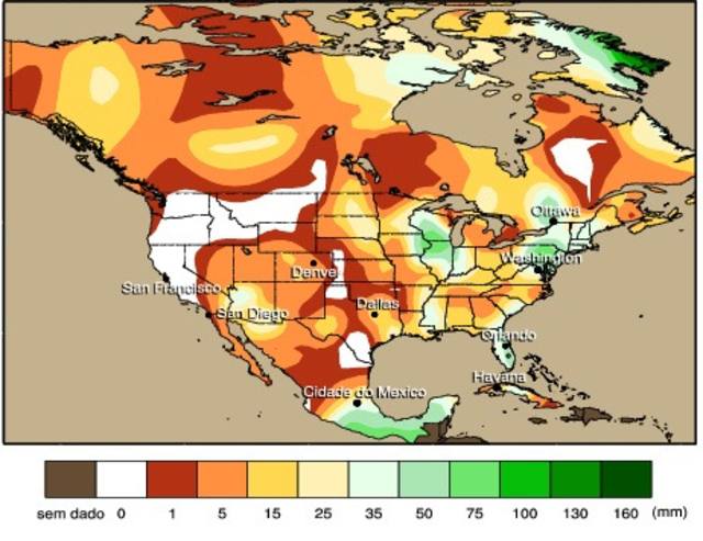 Fonte: Somar Meteorologia. Precipitação entre 20/07 a 26/07