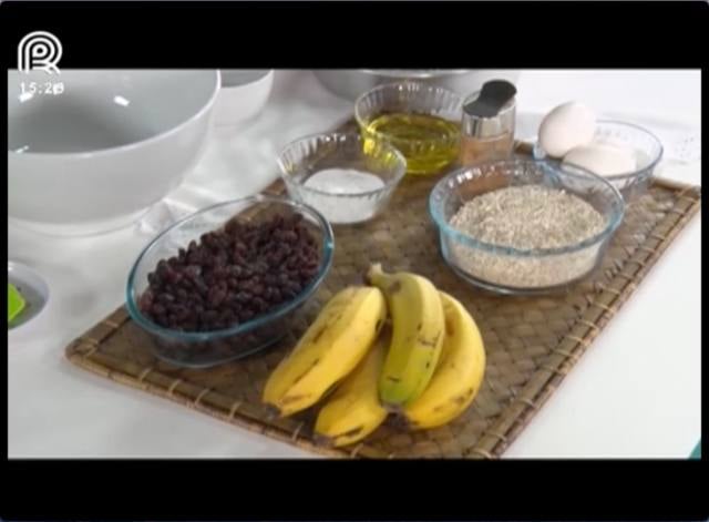 Receita de bolo integral de aveia com banana