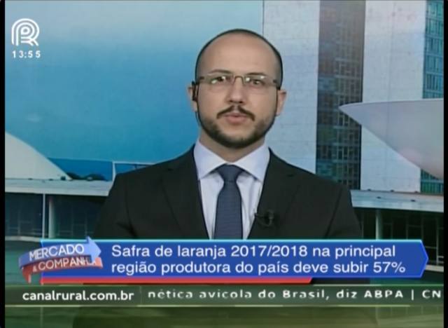 Safra de laranja 2017/2018 deve crescer 57%