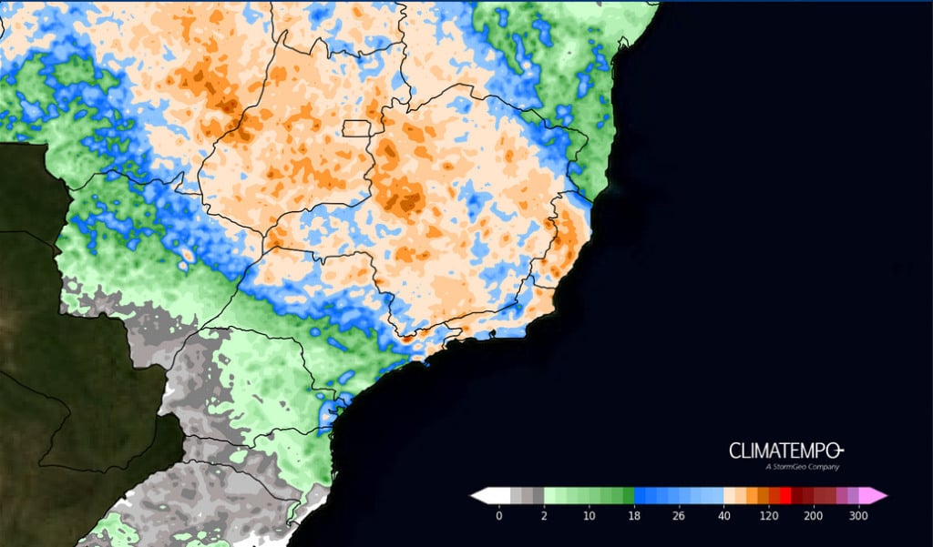 acumulado de chuva