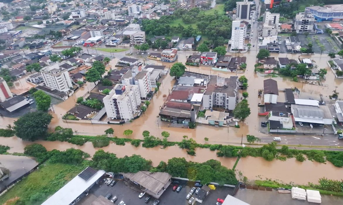 chuva em Santa Catarina