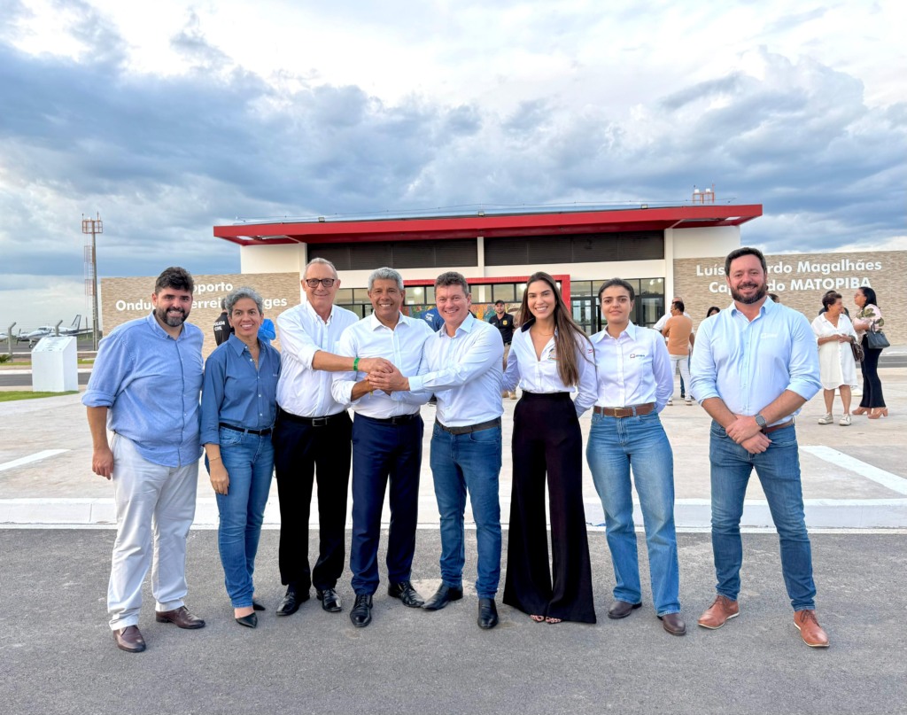 lideranças do agronegócio da Bahia participaram de inauguração do novo aeroporto de Luís Eduardo Magalhães