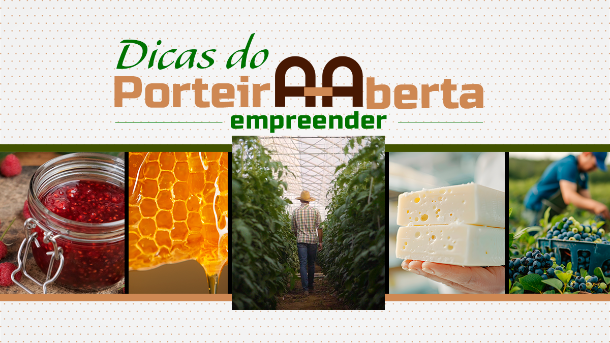 Arte com dicas para pequenos produtores