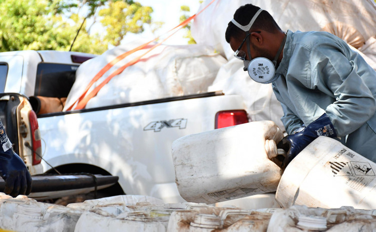 devolução embalagens vazias de defensivos agrícolas no tocantins