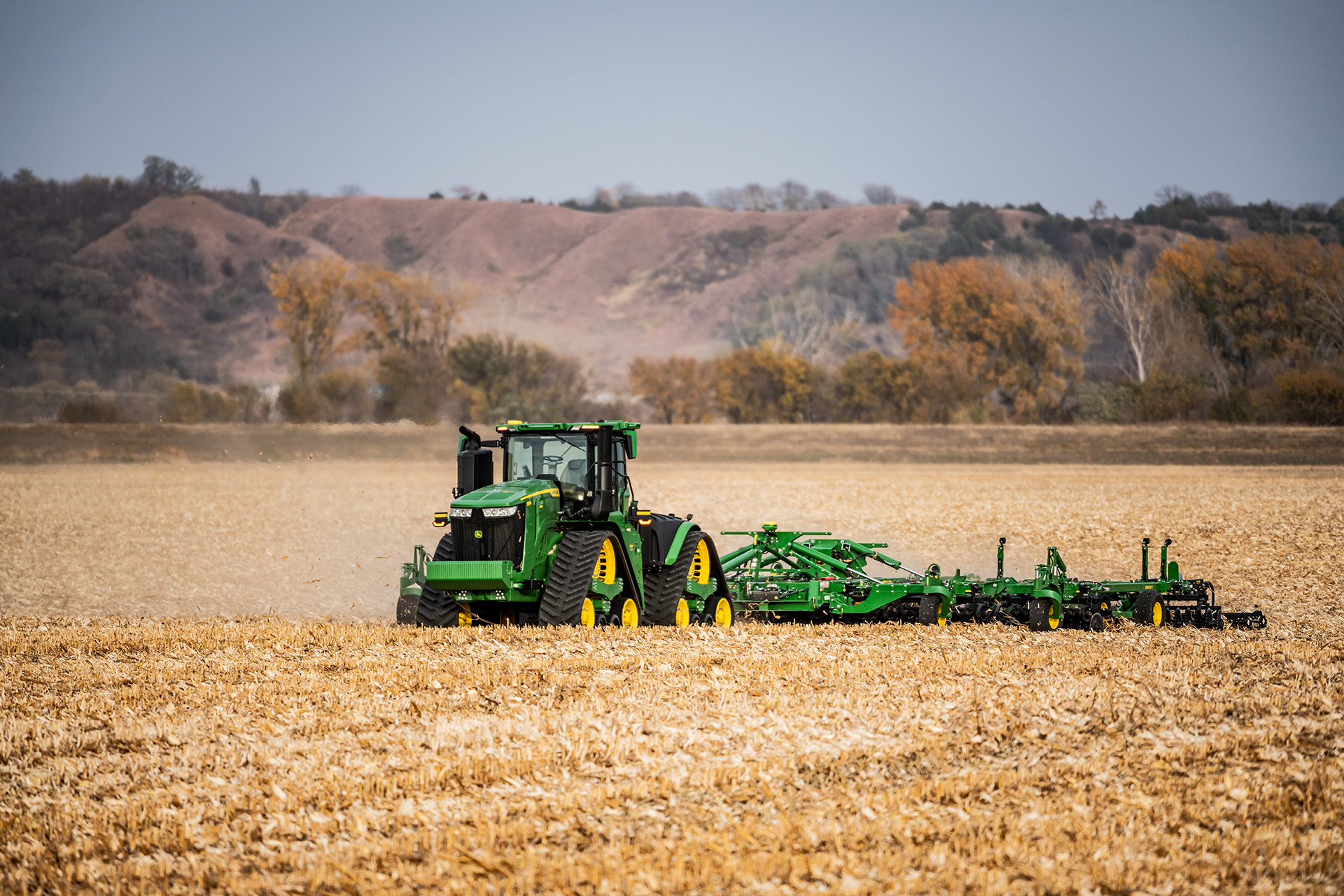 9RX maior trator da John Deere - autonomia