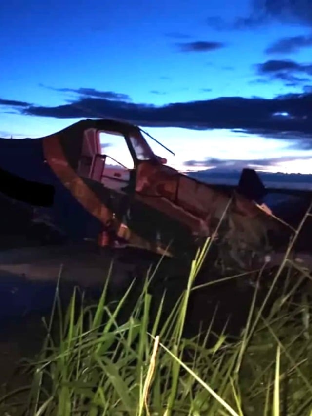 avião agrícola cai em correntina, no oeste da Bahia