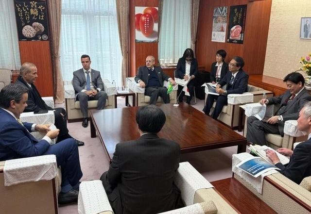 Delegação do Mapa durante visita ao Japão