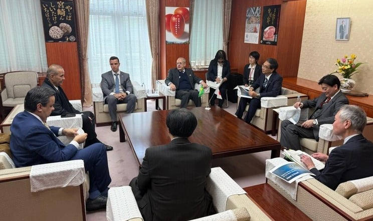 Delegação do Mapa durante visita ao Japão