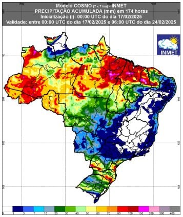 mapa de chuva