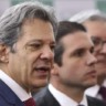 Ministro Fernando Haddad e Hugo Motta