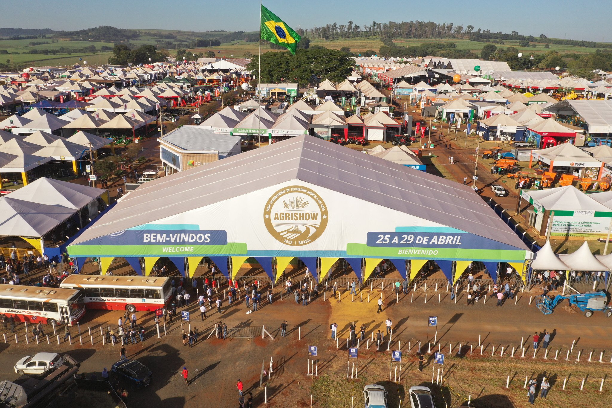 Visão geral da Agrishow