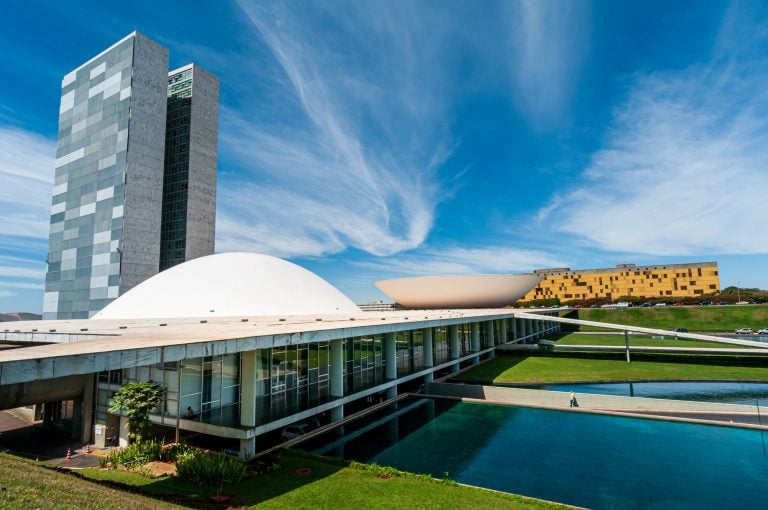 Fachada da Congresso Nacional em Brasília