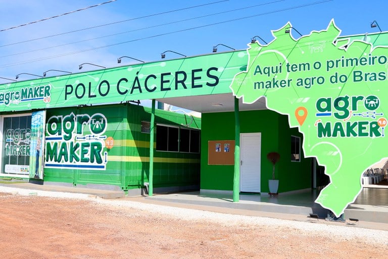 Inauguração do espaço Agro Maker em Cárceres (MT)