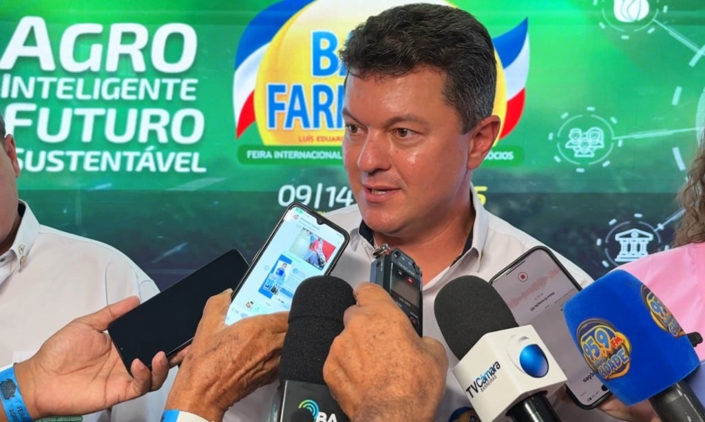 Moisés Schmidt, presidente da Aiba, falou sobre mudança de nome da Bahia Farm Show, feira agrícola Moisés Schmidt, presidente da Aiba, falou sobre mudança de nome da Bahia Farm Show, feira agrícola